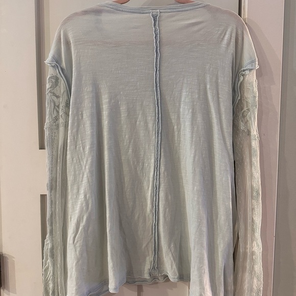 Free people lace and cotton tee - Picture 7 of 8